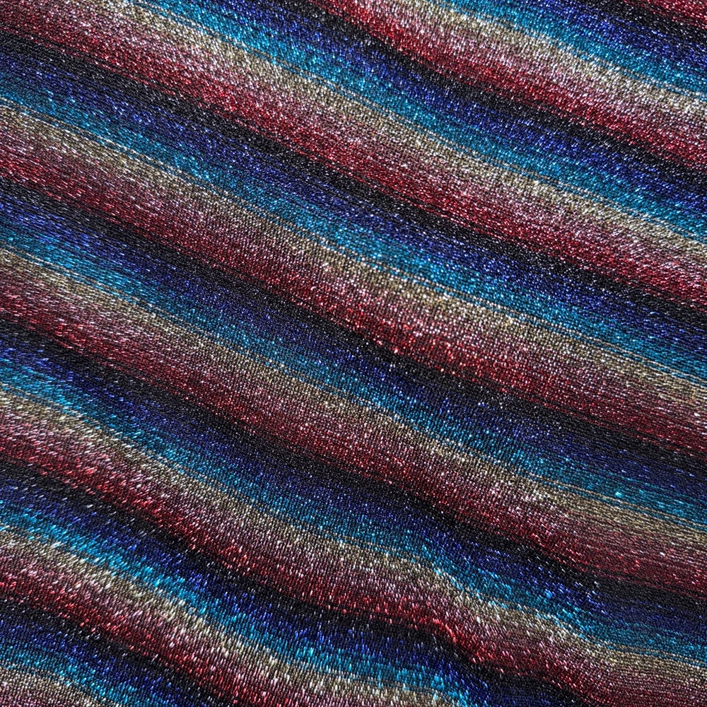 Olivia Rubin Fliss Dress in Metallic Stripe - Picture 2 of 5